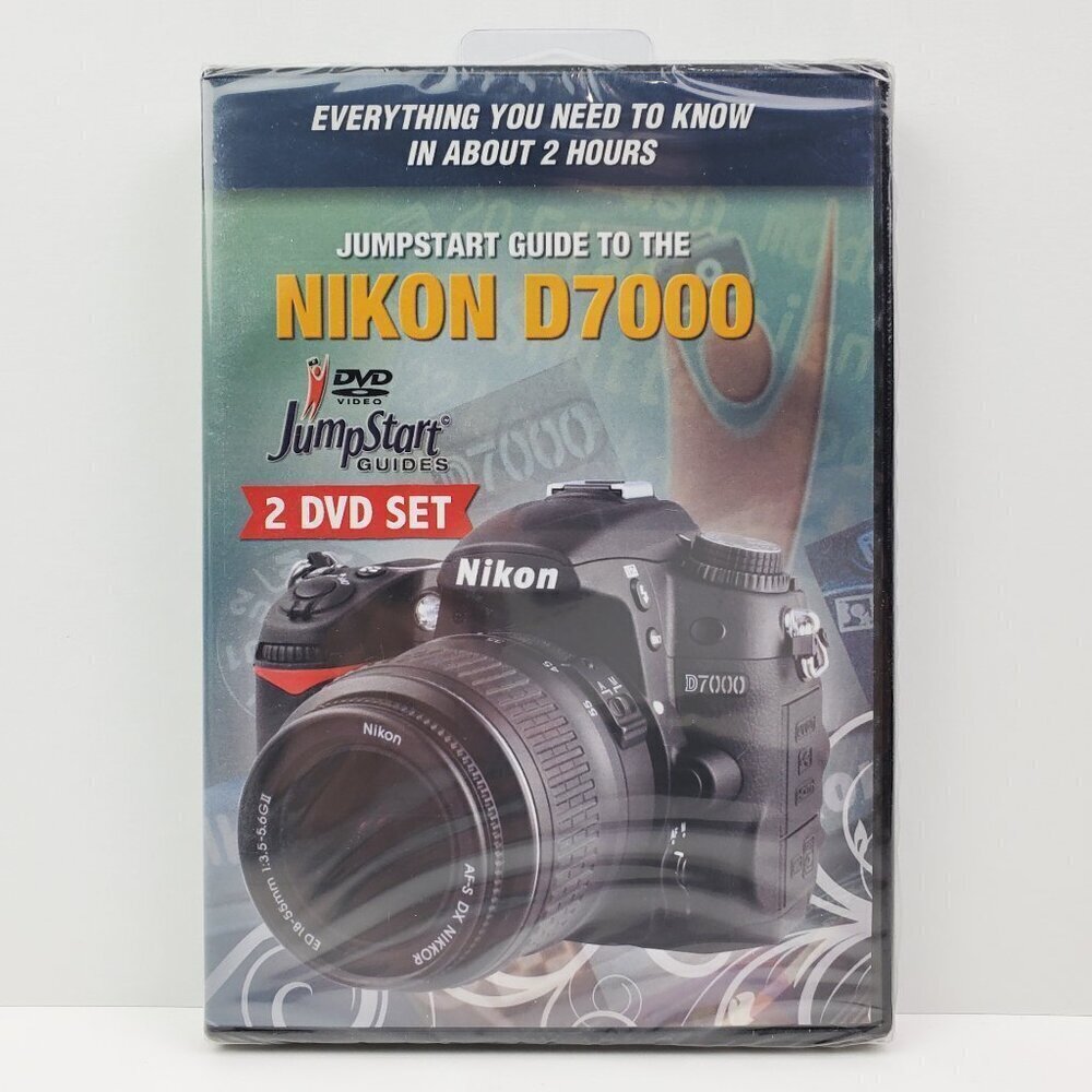 Nikon D7000 D-SLR DVD Jumpstart Guide Digital Camera Photography Sealed